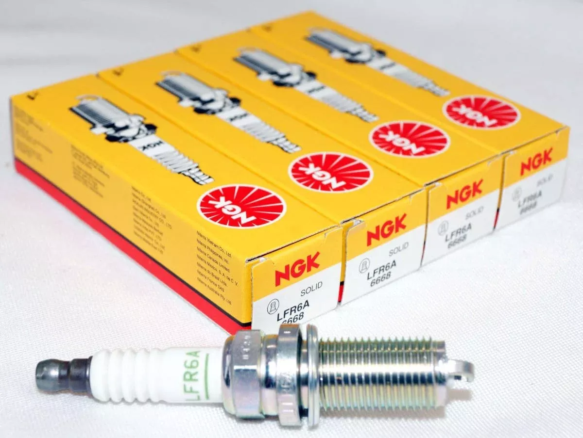 Ngk Spark Plug Lfr6A- Set Of 4