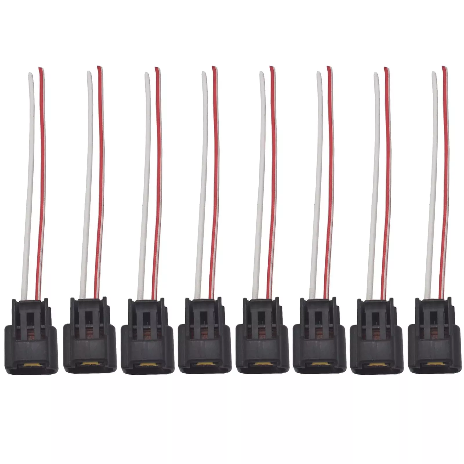 Oyeauto Ignition Coil Female Connector Plug Harness Set Of 8 Compatible With Ford Lincoln Mercury