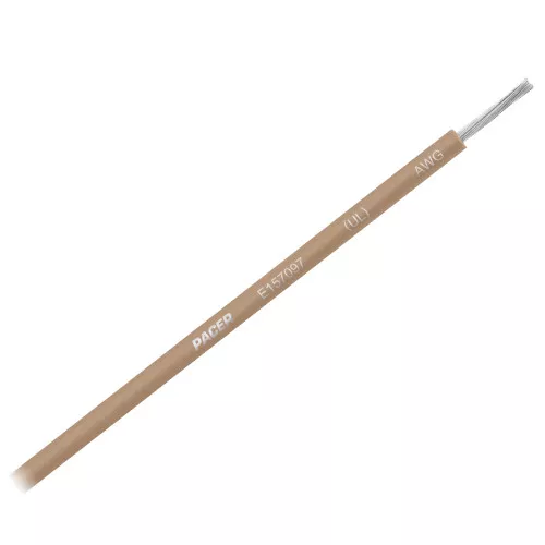 Pacer Tan 16 AWG Primary Wire - 25