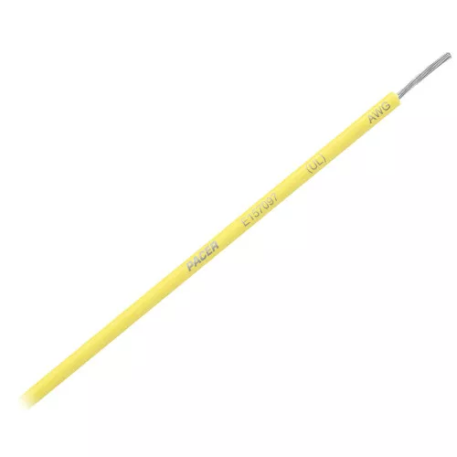 Pacer Yellow 14 AWG Primary Wire - 25