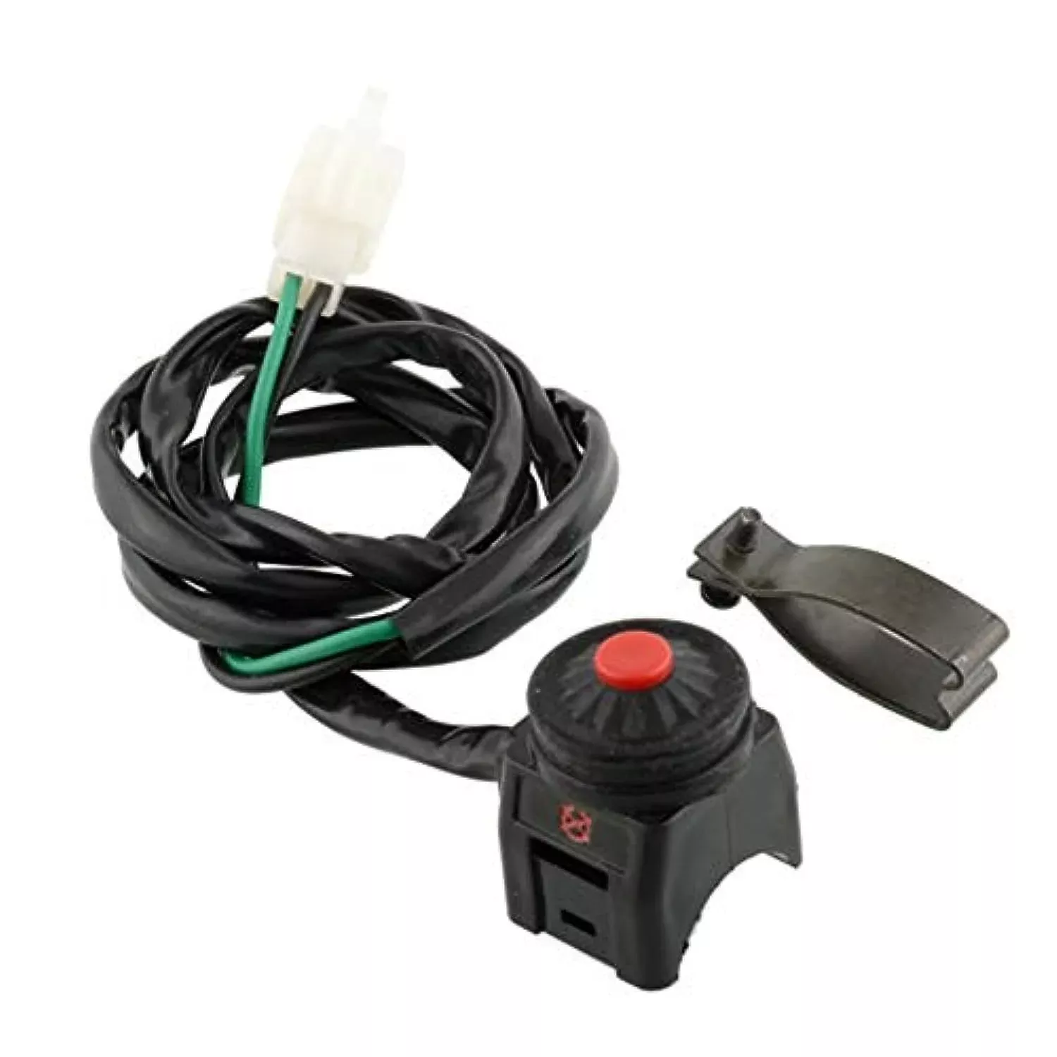 Perfectech Universal Motorbike Switch Handlebar Motorcycle Kill Stop Switch Horn Button 22Mm