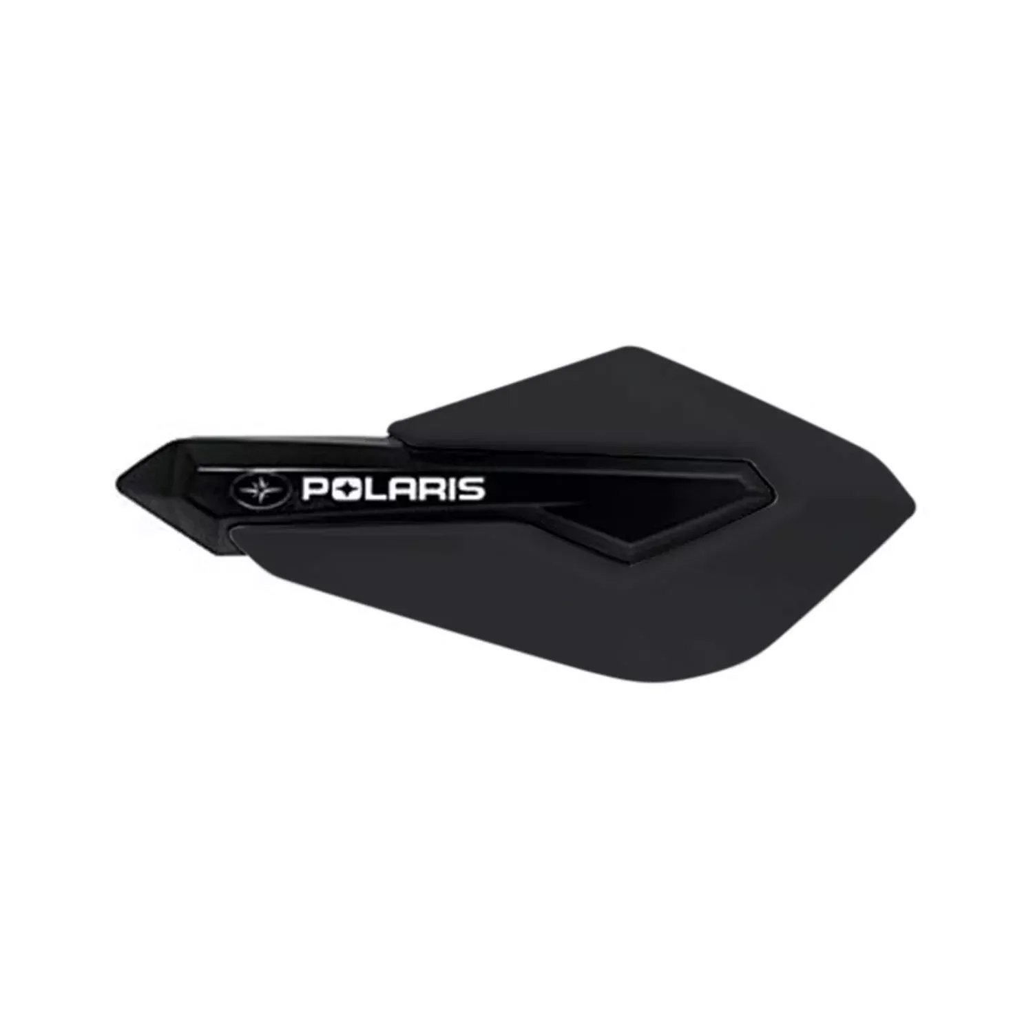 Polaris Snowmobile Hand Guards - Black Durable Protection for Enhanced Control
