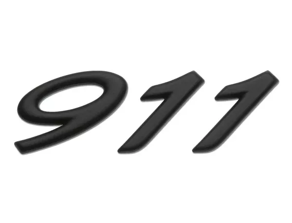 Porsche 911 Emblem Black – 911 95-989935592370170C