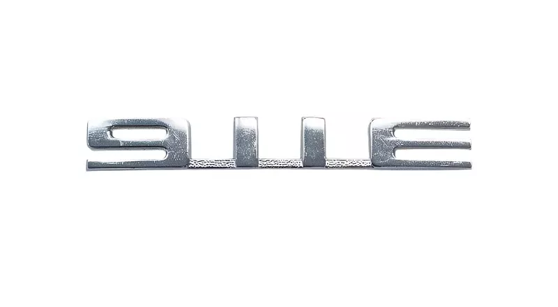 Porsche 911E Glove box Logo Silver - 911 65-73901-559-306-20