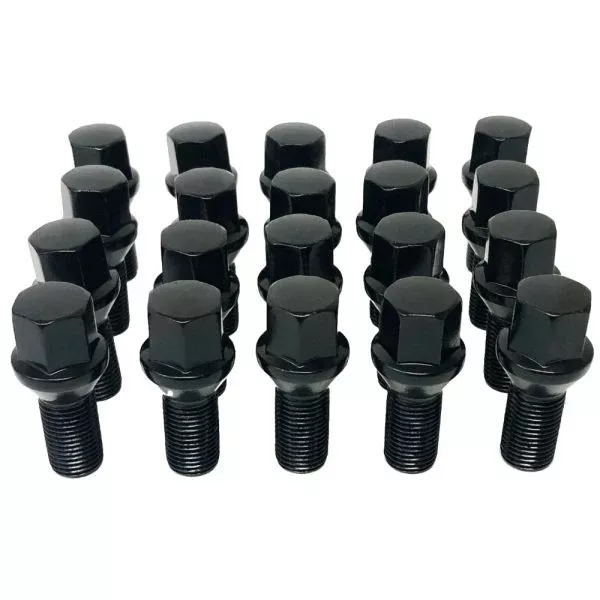 Porsche Ball Seat Bolts Black 20 PiecesPRBOLTS20BL