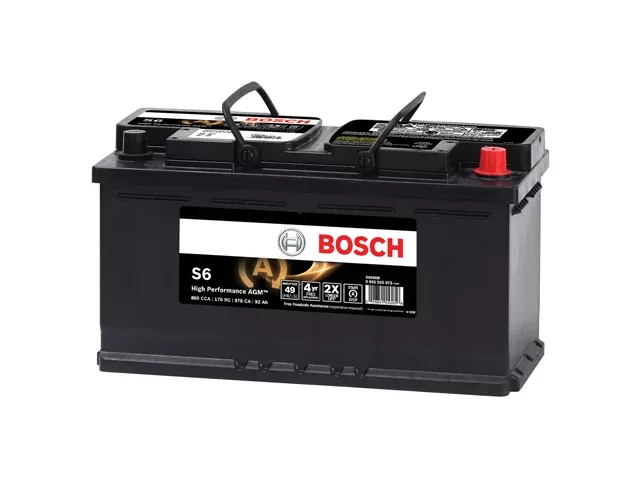 Porsche Battery – Bosch S6 AGM High Performance, 911/912/928/Cayenne/Panamera/Macan | 1974-2020 S6588B