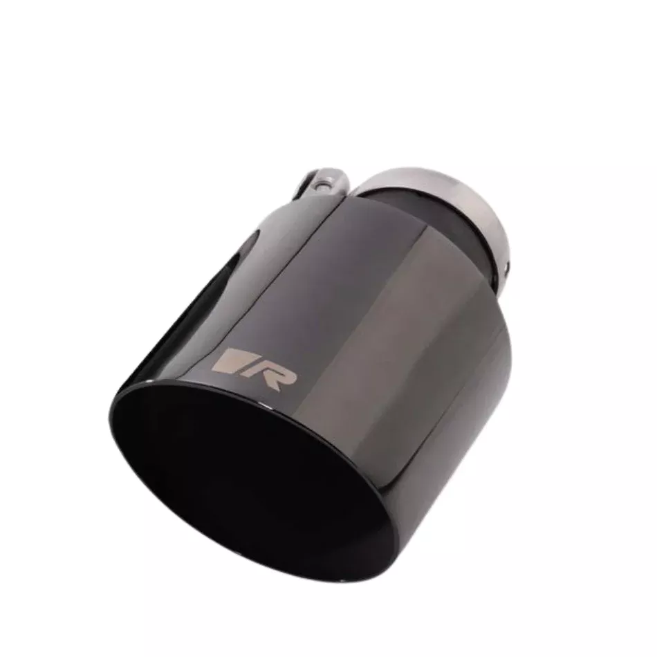 Porsche Black Chrome Stainless Steel Tail Pipe 102mm0406-70SGBR