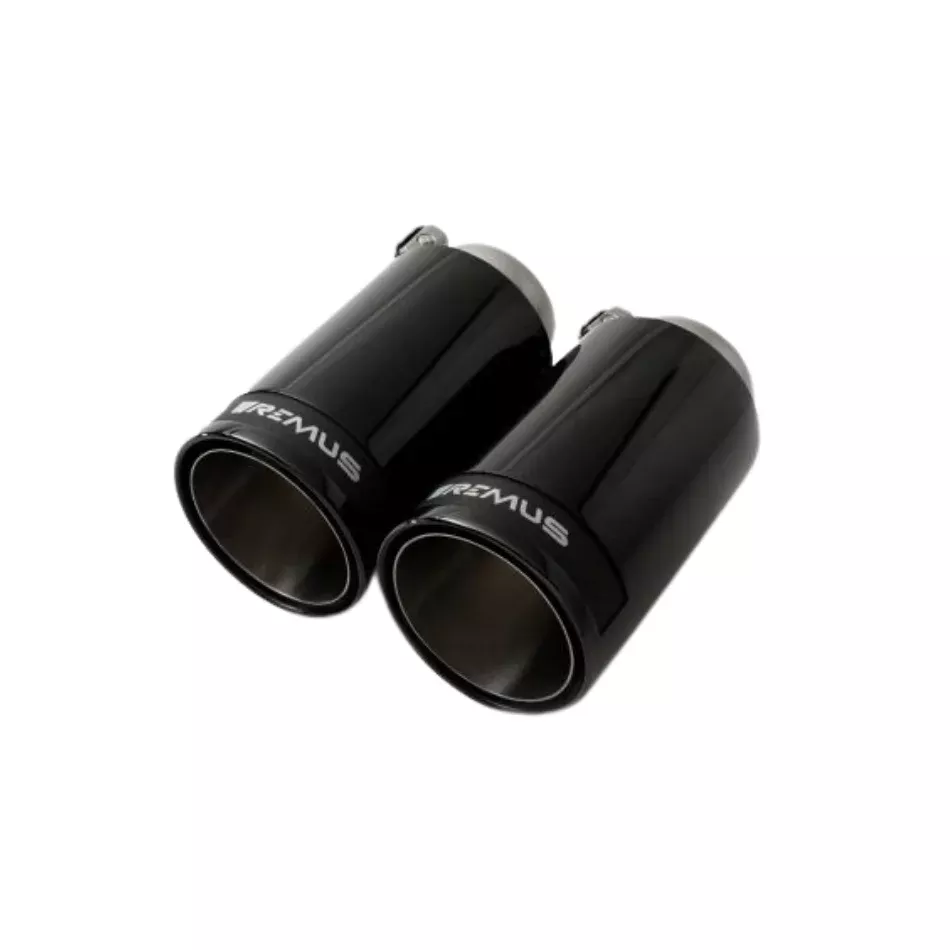 Porsche Black Chrome Tail Pipe Set 98mm0026-98CBR