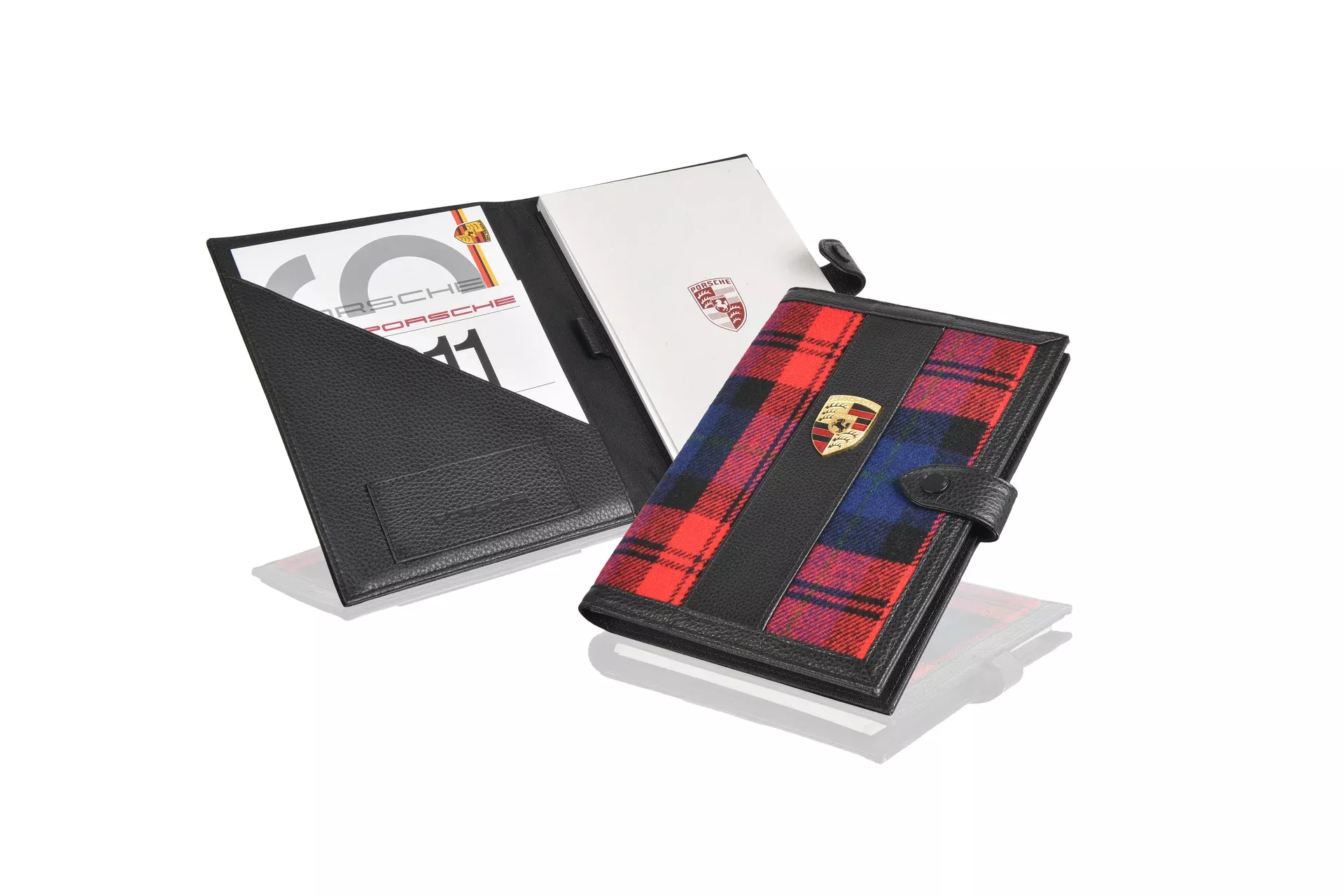 Porsche Document Folder – Red TartanPCG-480-911-00