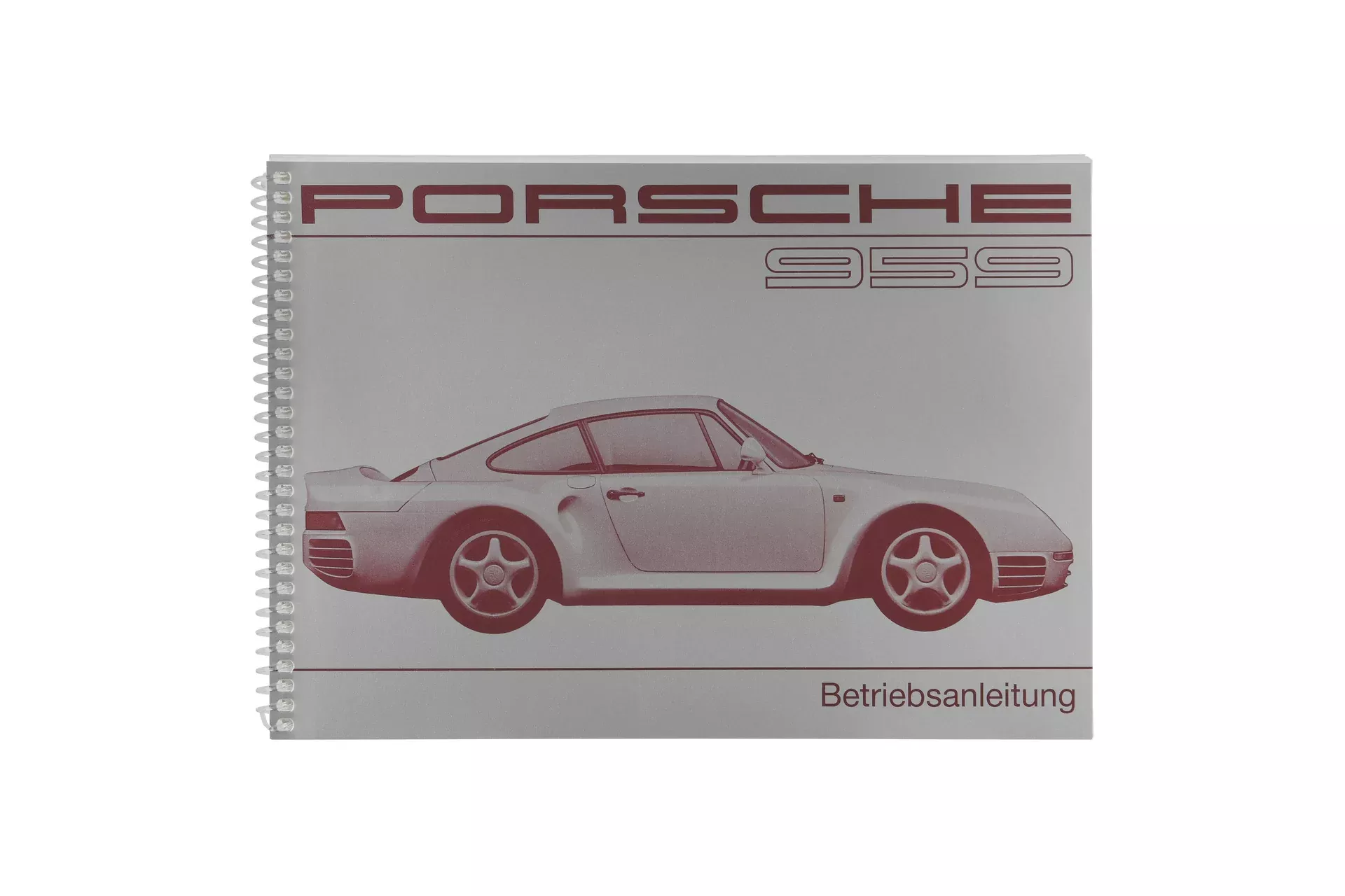 Porsche Driver’s Manual French – 959 1987WKD-959-030-87