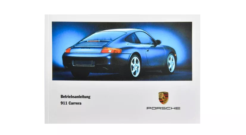 Porsche Driver’s Manual German – 911 1999WKD-996-110-99