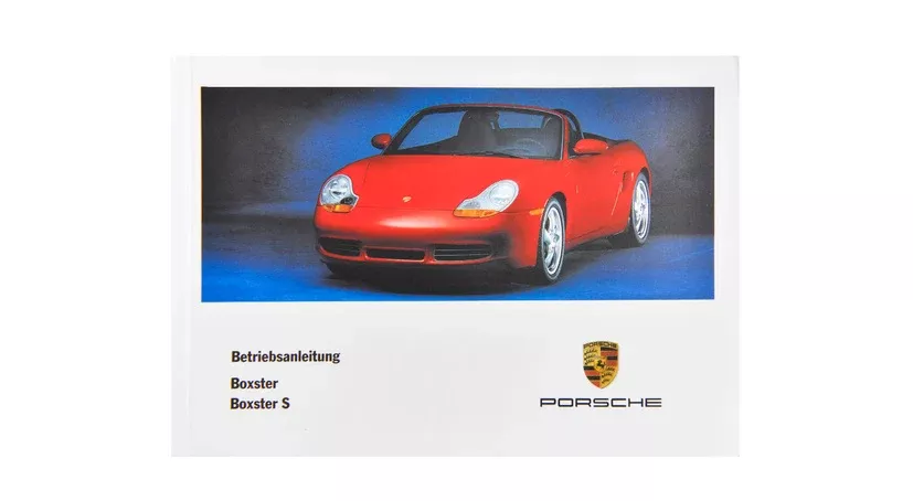 Porsche Driver’s Manual German – Boxster 2001WKD-986-010-01