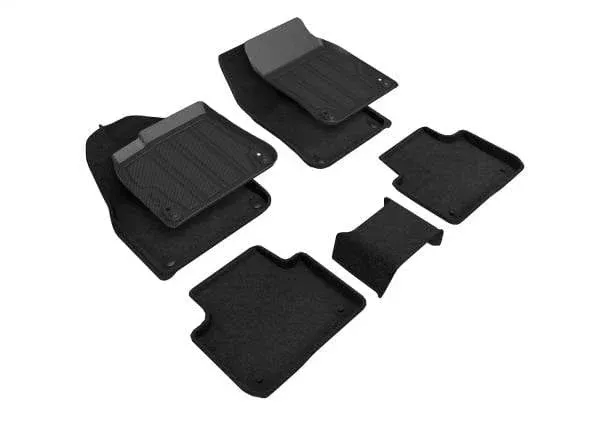 Porsche Floor Mat Set Black – Cayenne 19-24