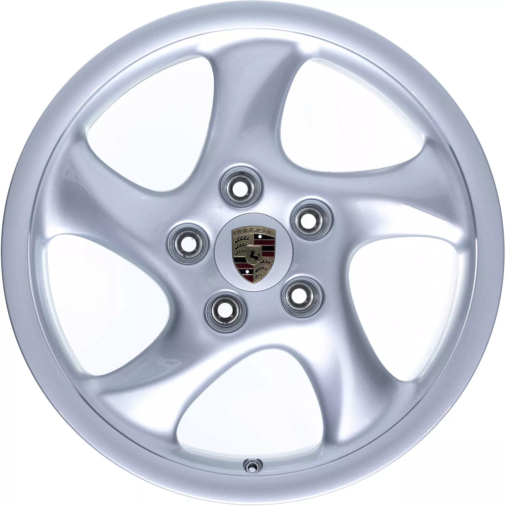 Porsche Front Silver Alloy Wheel 7.5JX18 ET50 - 911/Boxster 85-12993-362-134-05