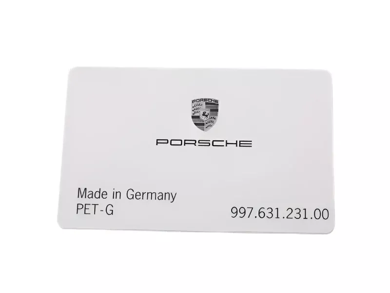 Porsche Headlight Release Card – 911 05-11997-631-231-00