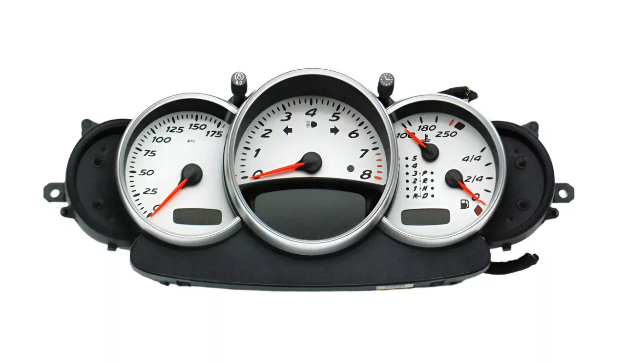 Porsche Instrument Cluster Black & Silver – Boxster 00-04