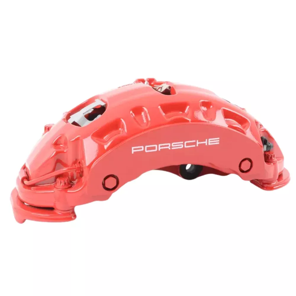 Porsche Left Disc Brake Caliper – Red – Cayenne | 2008-2010955-351-421-70