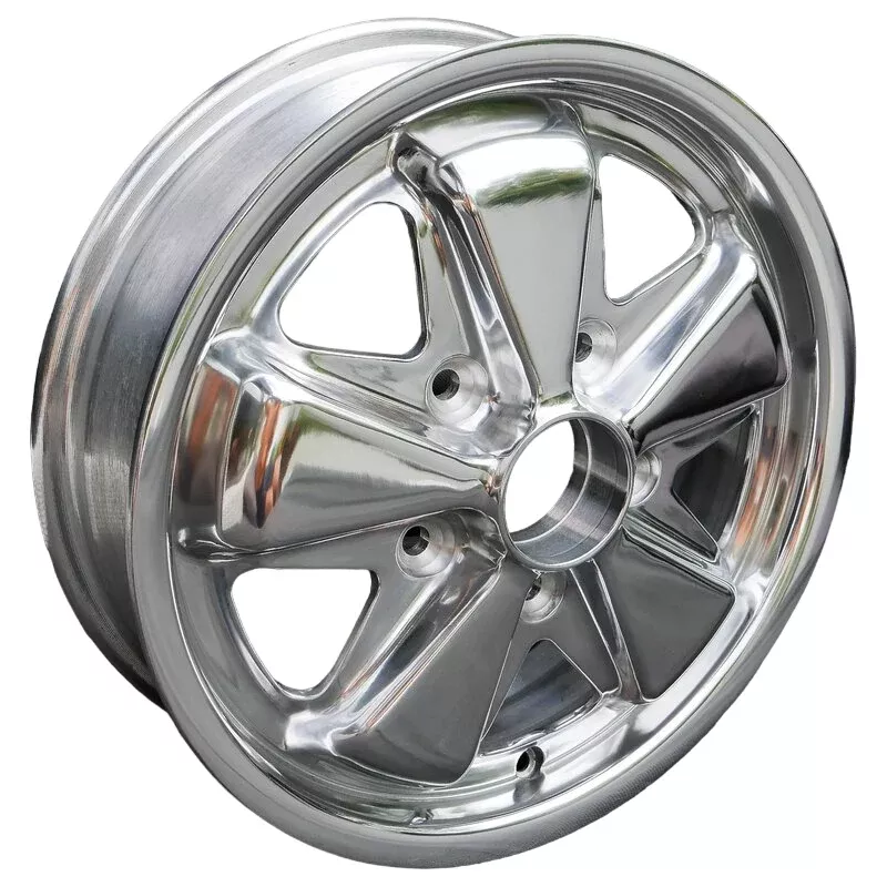 Porsche Maxilite Fuchs Polished Wheel 4.5×15 – 356C/911/912 64-69MX145015po
