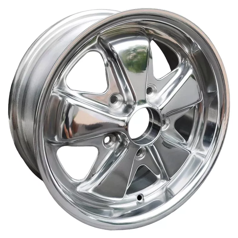 Porsche Maxilite Fuchs Polished Wheel 6×15 – 356C/911/914-6 64-89MX160015po