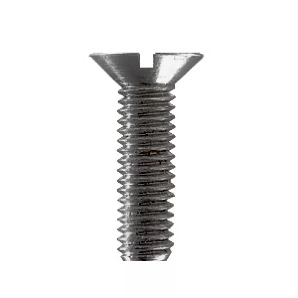 Porsche Oversized Flat Head Slot Screw M05X020 25 PiecesOS-FH-SLT-A2-5X020