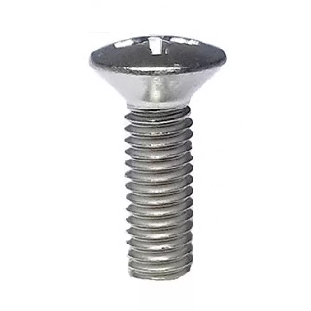 Porsche Oversized Oval Head Phillips Screw M06X012 10 PiecesOS-OV-PHIL-A2-6X012