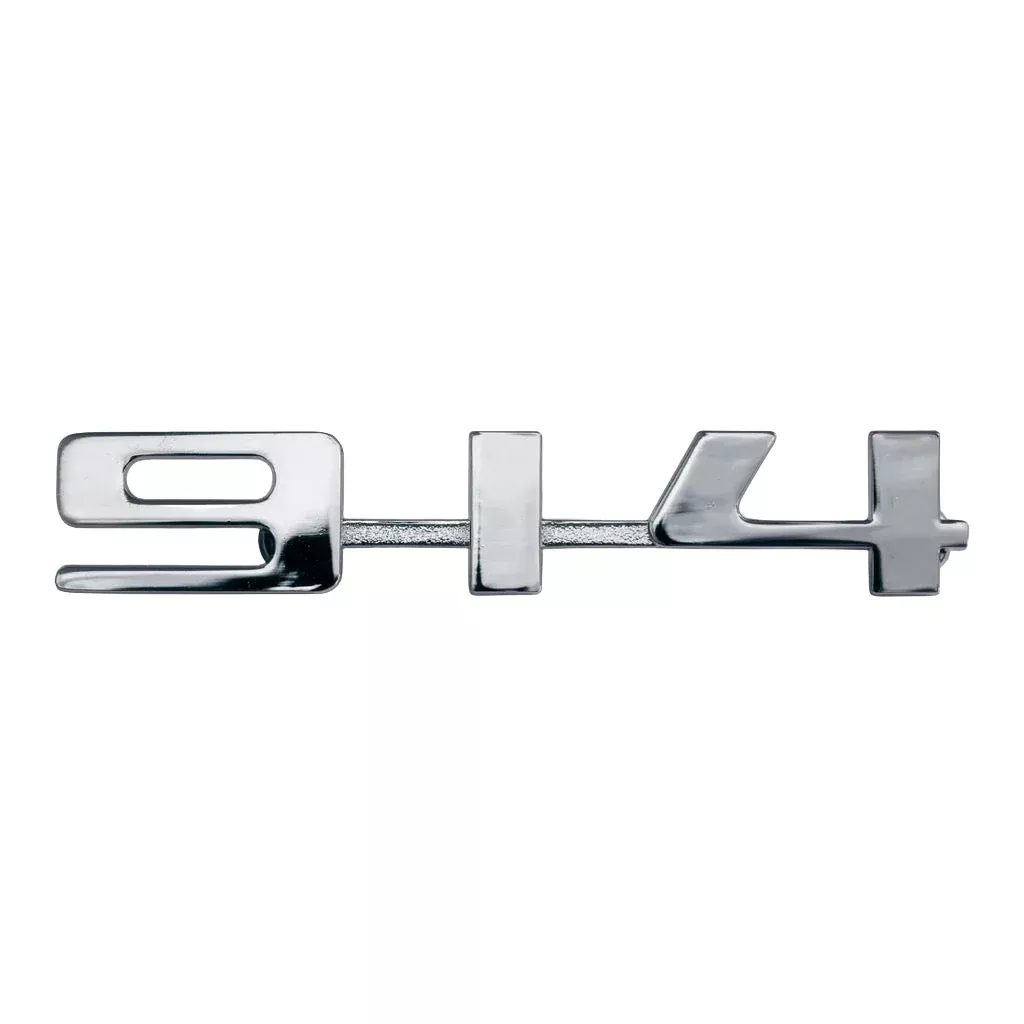 Porsche Silver ''914'' Emblem - 914 70-76914-559-287-11S