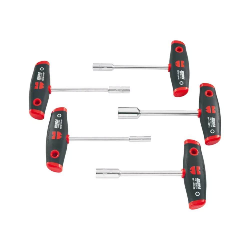 Porsche Zebra T-Handle Socket Head Screwdriver Set 5 Pieces061391205