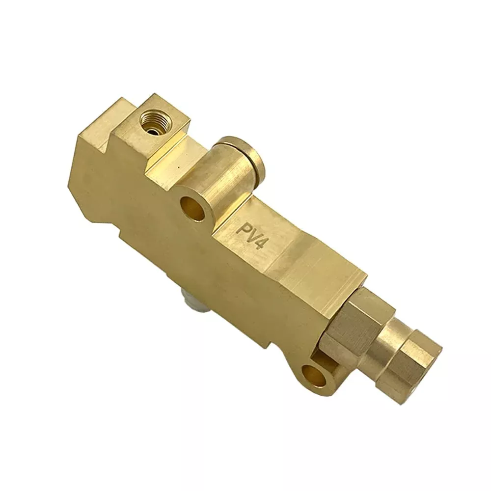 POWERWORKS PV4 Brake Proportioning Valve – Disc/Disc Brake System – Brass Material – Model 749346322123