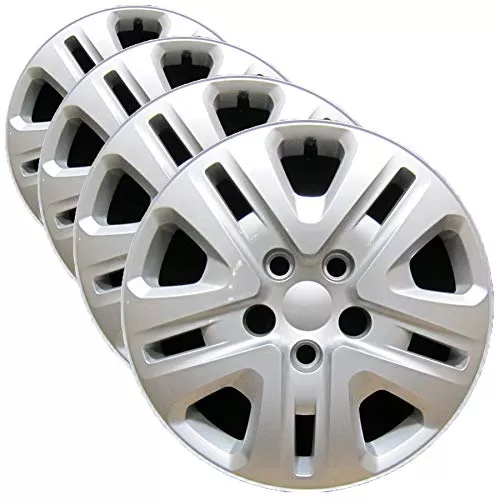 Premium Replica Hubcap Set, Replacement For Dodge Caravan, Journey 2013-2020, 17-Inch Wheel Cover (4 Pieces)