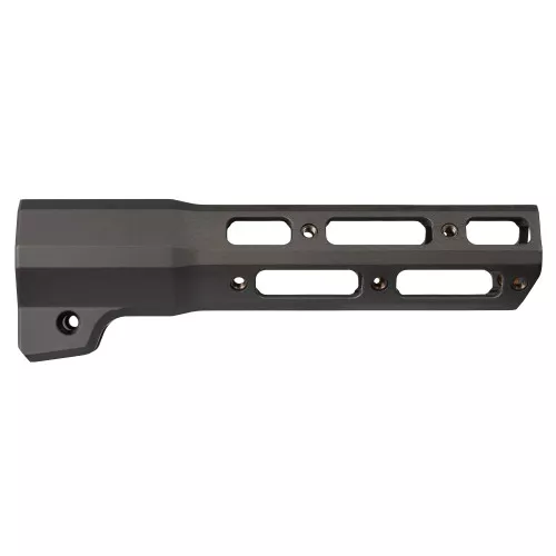 Q Fix Handguard, Q-Sert, 7", Fits Q Fix, Clear Anodized Finish, Gray ACC-FIX-HG-QSERT-7IN