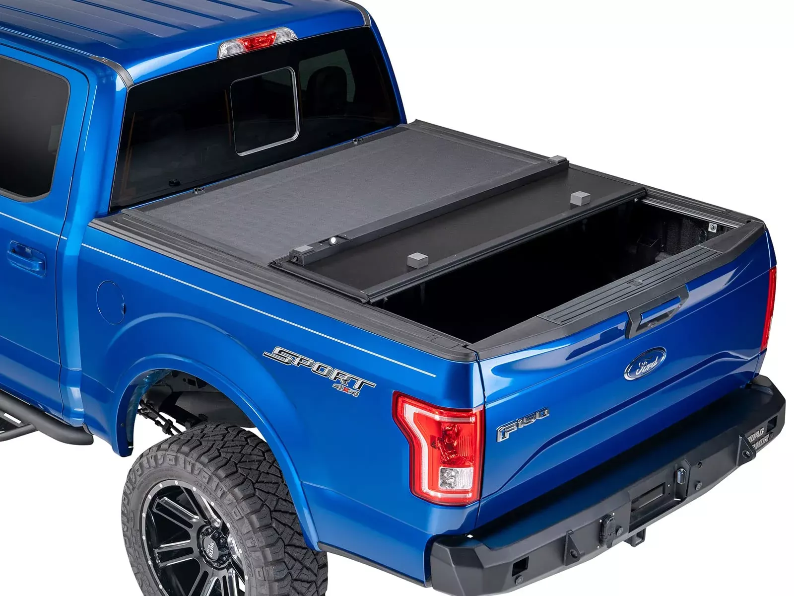 Realtruck Extang Xceed Hard Folding Truck Bed Tonneau Cover | 85475 | Fits 2015-2020 Ford F-150 5′ 7′ Bed (67.1′)