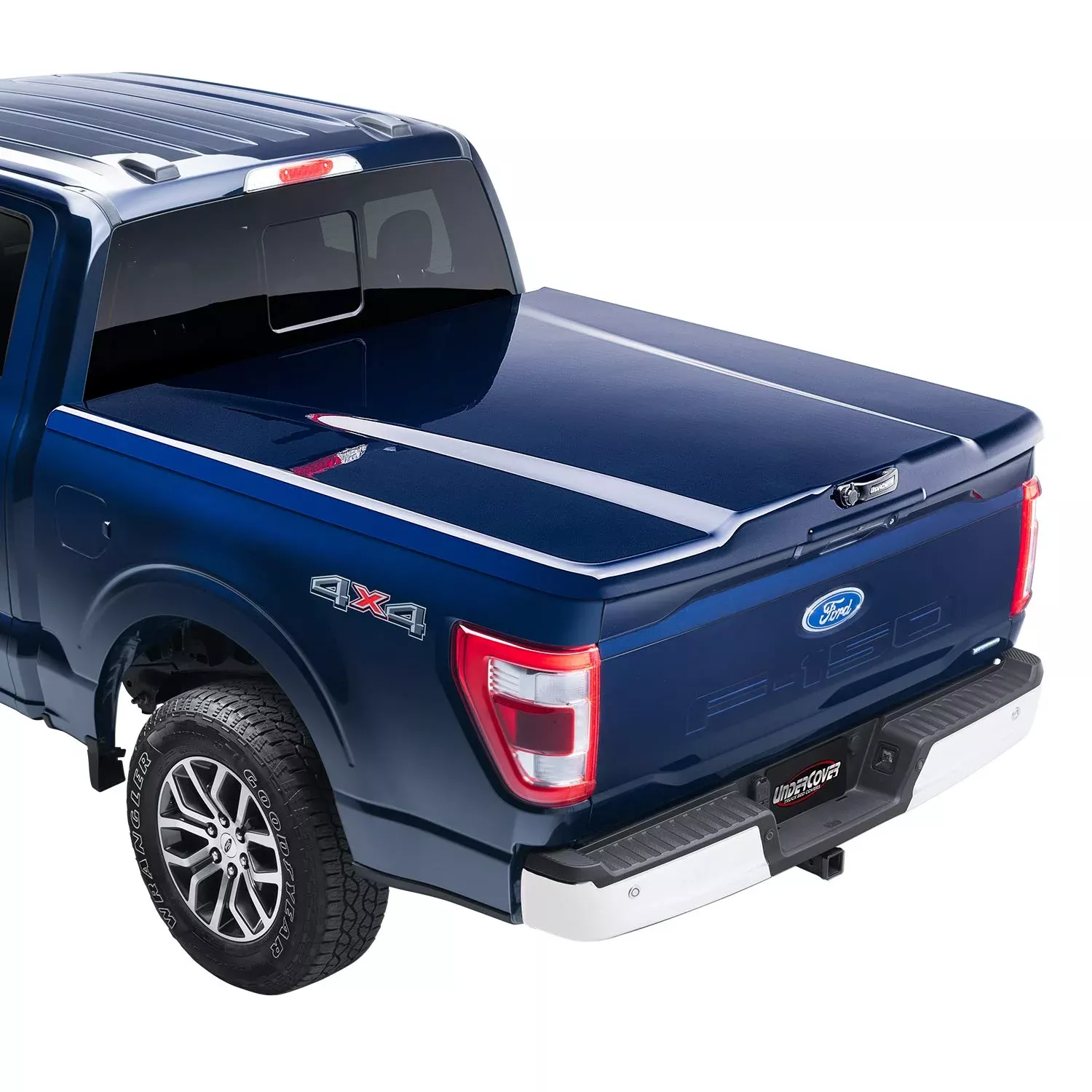Realtruck Undercover Elite Lx One-Piece Truck Bed Tonneau Cover | Uc2208L-E7 | Fits 2021 - 2022 Ford F-150 (E7 - Velocity Blue) 5' 7' Bed (67.1')