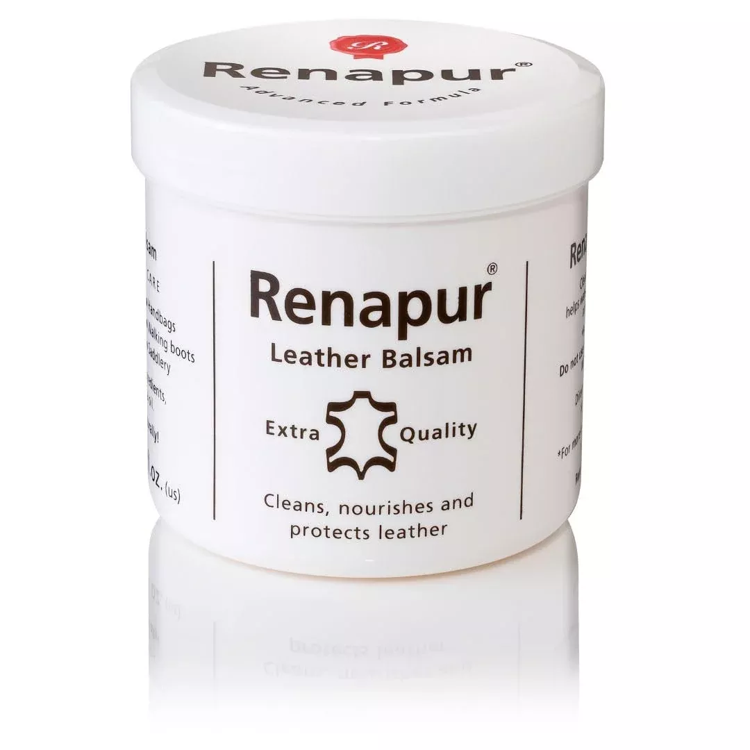 Renapur Leather Balsam – Natural Conditioner & Protector for Leather 6.7 fl oz, Clear, Model REN101