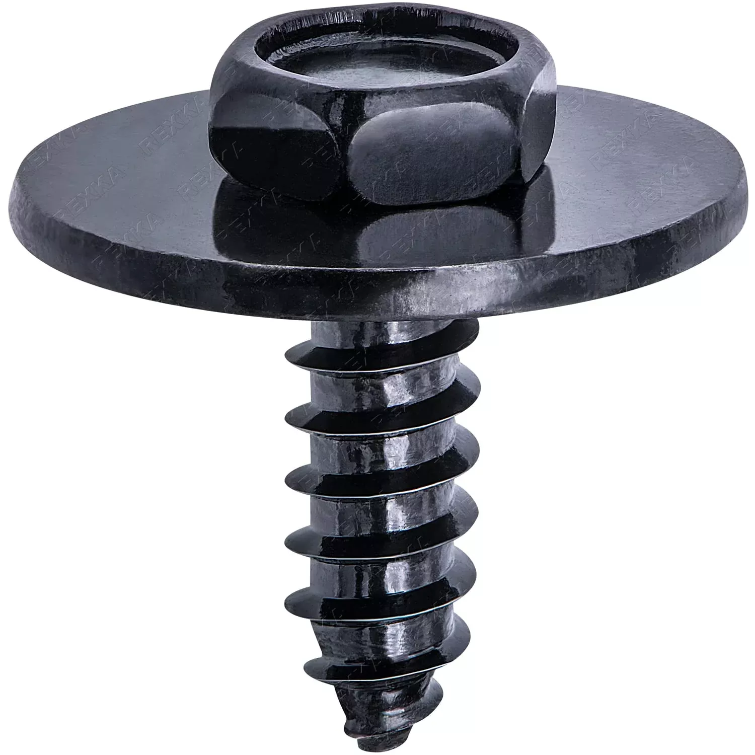 Rexka 20 Pcs M4.8-1.61 X 16Mm Hex Head Sems Screws For Bmw Wheel Arch Trim Underfloor Coating Rear Trim Cover Underhood Shield 07147129160 E46 E60 E63 E66 E70 E82 E83 E90 07-14-7-129-160