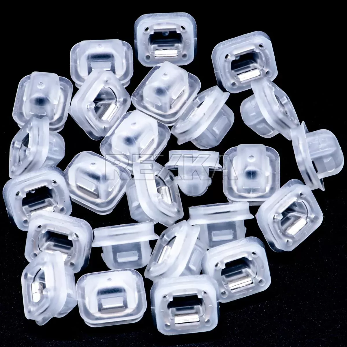 Rexka 25Pcs Interior Trim Moulding Door Retainer Trim Finisher Clips E46 E90 E91 X5 Compatible With Bmw E46 E90 E91 E92 320I 323I 325I 328I 330I M3 X5 E53 07149158194