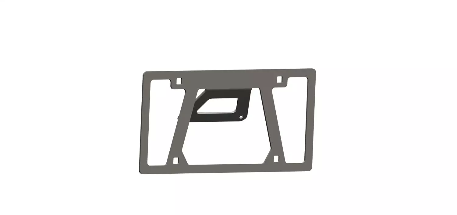 Road Armor – Universal Front License Plate Mount- Tex Blk (Lpb-Id)