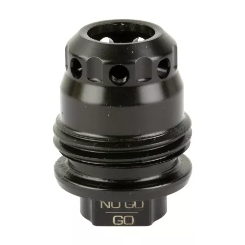 Rugged Suppressors M2 Muzzle Brake, 1/2X28 Thread Pitch, 1.5oz, 1.3" Length, Anodized Finish, Black MB014