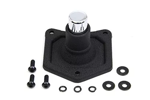Rullo Cycles Black Solenoid Cover Starter Push Button