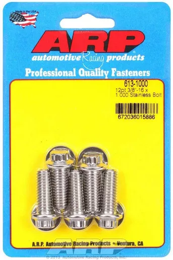 S/S Bolt Kit - 12pt. (5) 3/8-16 x 1.000