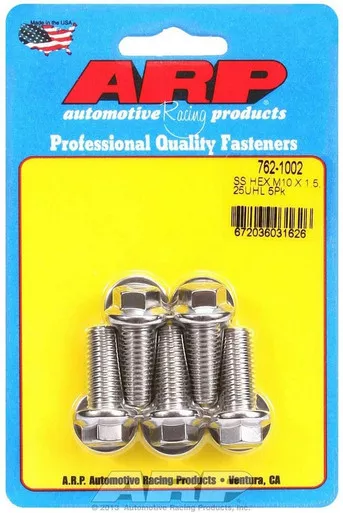 S/S Bolt Kit – 6pt. (5) 10mm x 1.5 x 25mm