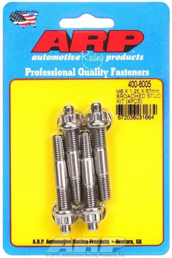 S/S Stud Kit - (4) M8 x 1.25in x57mm