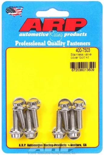S/S Valve Cover Bolt Kit 1/4in-20 12pt. (8)