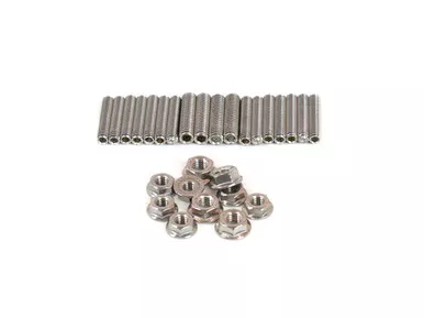 SBC Oil Pan Stud Kit Stainless 6pt