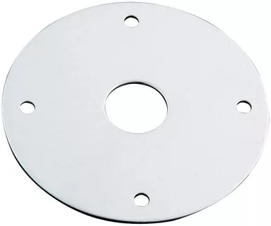 Scuff Plate Alum 1/2in Hole 50pk