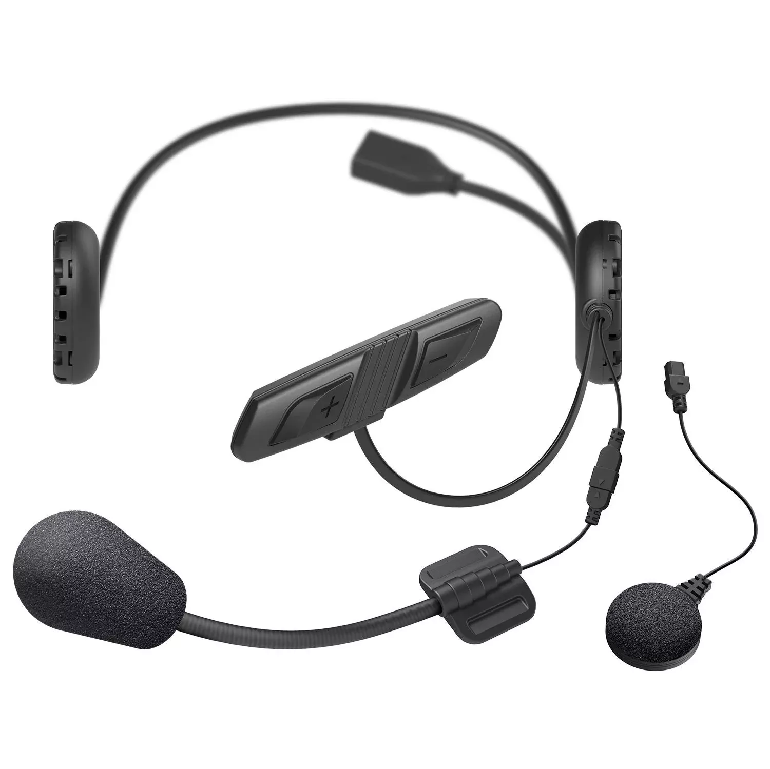 Sena 3S Plus Universal Motorcycle Bluetooth Headset, Black
