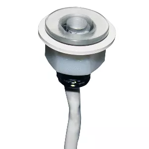 Shadow-Caster Round Accent Light RGB Clear Polycarbonate Housing