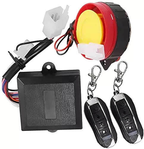 Shibeiparts Dual Remote Control Alarm Start Kill Switch for 50-250cc ATV, Orange