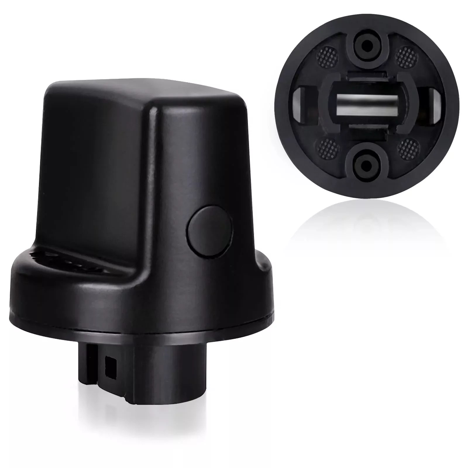 SHINEHOME Ignition Key Knob Push Turn Switch for Mazda CX-9, CX-7, 6 | Black, ABS Material, Model D461-66-141A-02,
