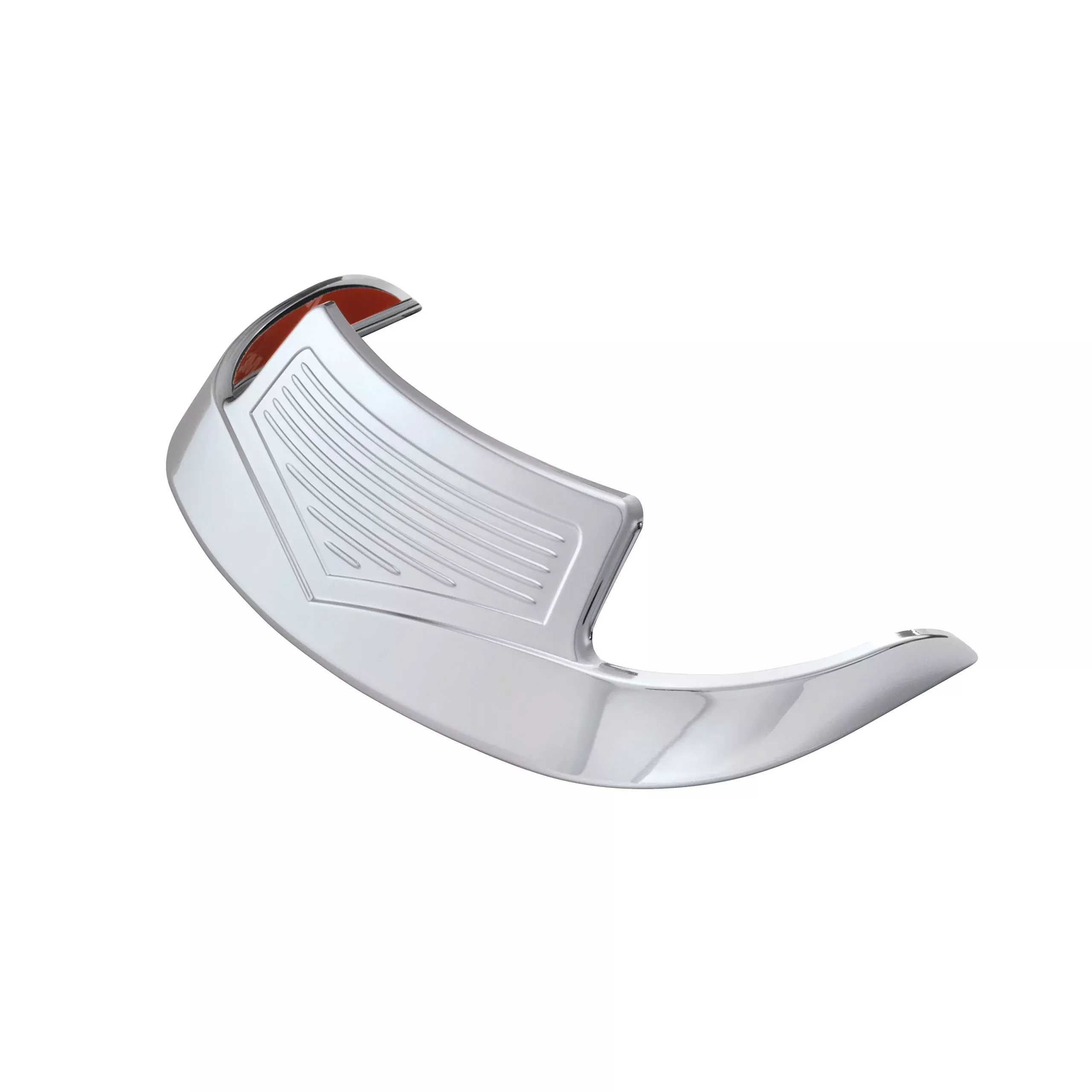 Show Chrome Accessories Front Fender Tip Accent for Harley FLH 1998-Current, Model 91-310, Durable ABS Material
