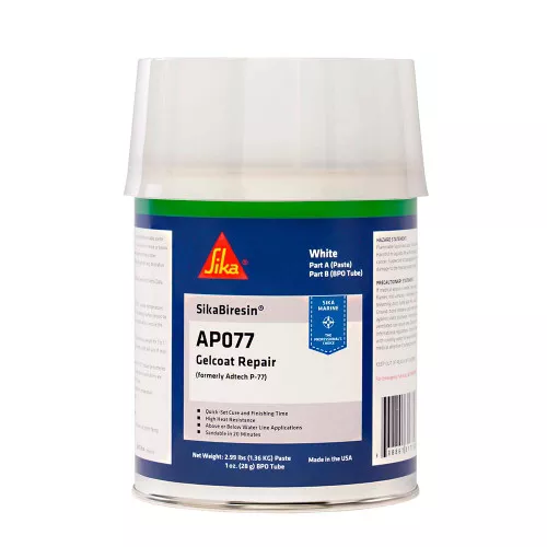 Sika SikaBiresin AP077 White Quart BPO Hardener Required
